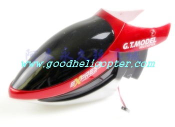 gt9018-qs9018 helicopter parts head cover (red color) - Click Image to Close